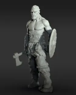 Barbarian Miniature