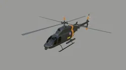 Bell ARH-70 ARAPAHO - The Armed Recon Helicopter Low-poly 3D model