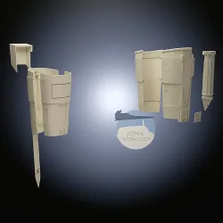 Bo Katan Kryze Female Mandalorian Fully Articulated Gauntlets 3D print model