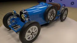 Bugatti Type 35 and 35A with engine 3D model