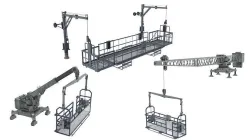 Building Maintenance Unit Pack - 3 Models Low-poly 3D model