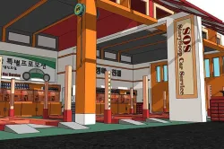 Car Repair Shop 3D model