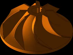 Car Turbo Impeller Design.