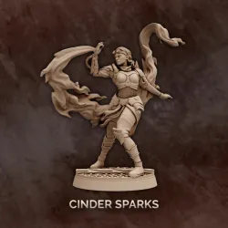Cinder Sparks - Human Artificer/Wizard