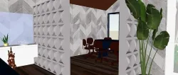 coworking space building at the beach 3D print model