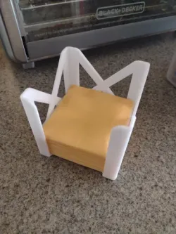 Cross-Braced Cheese Slice Holder (Kraft Singles)