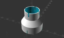 Customizable adapter from a saw to a vac cleaner