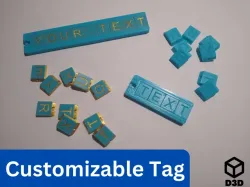 Customizable Tag (Dovetail Tile System)