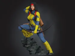 Danielle Moonstar X-man 3D print model