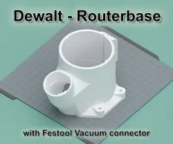 Dewalt router base