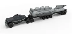 Diecast model People eater truck from Mad Max 4 Scale 1 to 43 3D print model