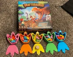 Draftosaurus Box--Dinosaur box with lid and/or magnet