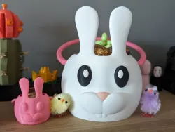 Easter Bunny Pot with Handle