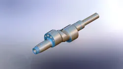 Eccentric shaft from Mazda 13B engine