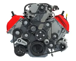 Engine Animation with Gasoline Ignition 3D model