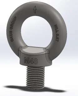 Eye bolt M48 DIN580