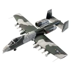 Fairchild Republic A-10 Thunderbolt attack plane Low-poly 3D model