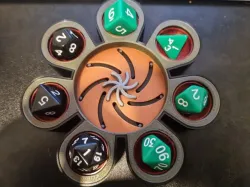"Flower of Fate" - Mechanical dice case