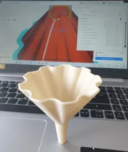 Funnel for filtering purposes