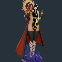 Glamorous Machine Mage Mese - FUTA Pinup