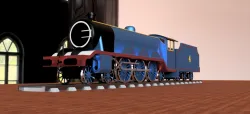 Gordon without face, from thomas and friends