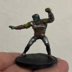 Half orc whit Sword/Brass Knuckles