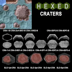 Hexed Terrain Craters