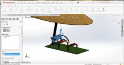 How to design an Innovative foldable chair/ how to solve mate problem parallel, concentric mate