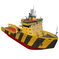 Icebreaker tugboat 3D model