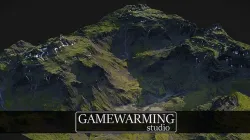 Iceland Mountains Landscape 3D model
