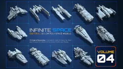 INFINITE SPACE - VOL-04 Low-poly 3D model