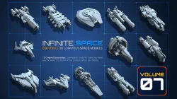INFINITE SPACE - VOL-07 Low-poly 3D model