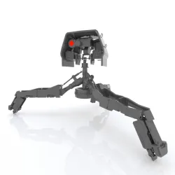 Innovative Tripedal Robot: A Fusion of Hard Surface Modeling and Machine Precision