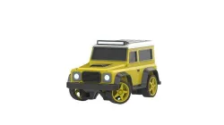 Jeep - Housing for RC Car  - Printable - STL - Commercial 3D print model