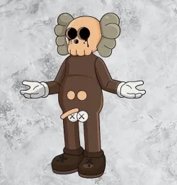 Kaws Big Lie Balls Fan Art Toy 3D print model