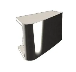 Liebherr refrigerator door handle mounting bracket 9590178 3D print model