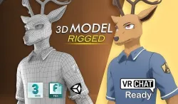 Louis Beastars VRChat 3D model