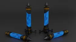 Mana potion Low-poly 3D model