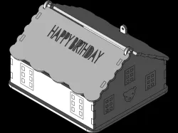 Model for assembly training (puzzle for kids)