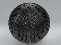 NBA Airless basketball (more accurate)
