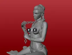 NSWF body for Slave Princess Leia 3D print model