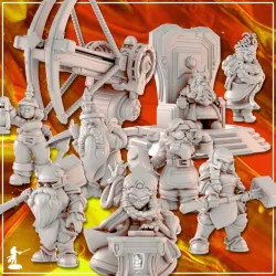 Old Dwarves of the Mountain Series [PRE-SUPPORTED] | Complete Collection - February 2024