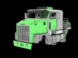 Oshkosh M1070  Army tank  STL 3D print model