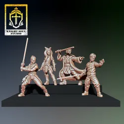 PACK KNIGHTS  3D print model