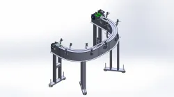 plastic chain conveyor