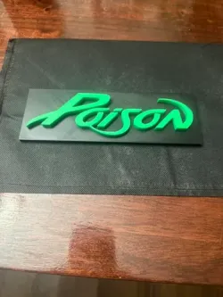 Poison 80's Band Sign