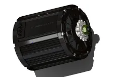 QS138 90H 4000W Motor by Quanshun/SIA Ecosys with 14T 428 sprocket adapter