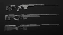 Remington 700 Sniper Rifle Low-poly 3D model