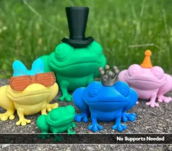 Ribbits the Simple Cute Frog