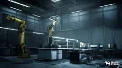 Sci-Fi Laboratory Environment Low-poly 3D model